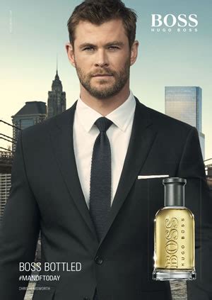 Hemsworth har sedan tidigare samarbetat med hugo boss med parfymen boss bottled scent, sedan 2017. New chapter: Chris Hemsworth named Boss Bottled global ...