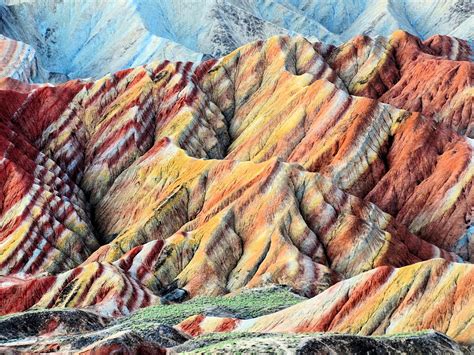 Zhangye Danxia Landform Mountain Range In China Thousand Wonders