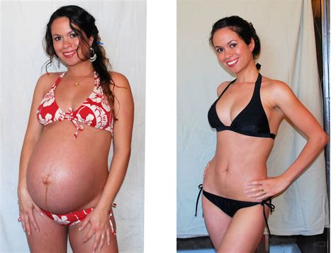Pregnant Before After