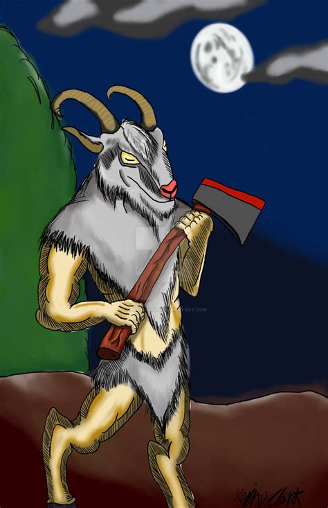 Goatman By Kingkevzilla On Deviantart