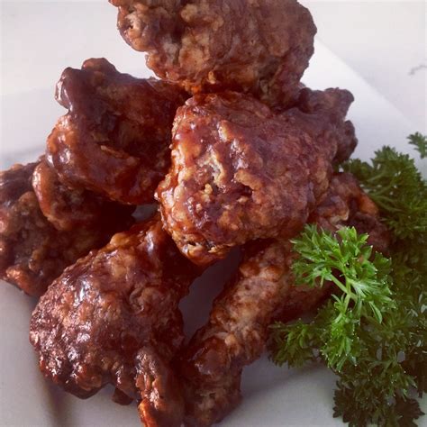 The chicken must be tender but not overcook and the sauce should be rich. Filipino Chicken Adobo Wings | Adobo chicken, Just cooking ...