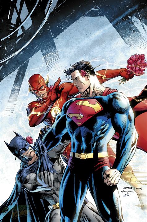 Jim Lees Batmansuperman 18 Flash Variant Cover Revealed