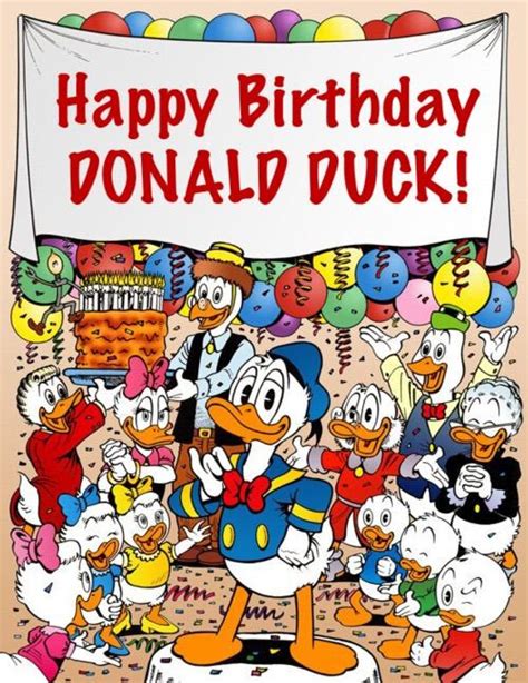Happy Birthday Donald Duck 🎂 19 By Princetamatoaiii Community