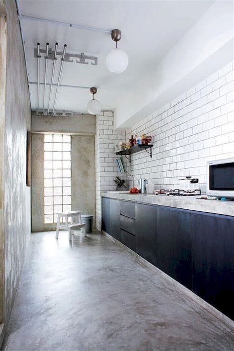 The concrete screed floor is thus essential to this theme but if you are worried about impending cracklines due to expansion and contraction, why not tiles? 70 Smooth Concrete Floor Ideas for Interior Home | Best ...