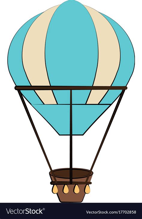 We upload amazing new icon designs everyday! Hot air balloon icon image Royalty Free Vector Image