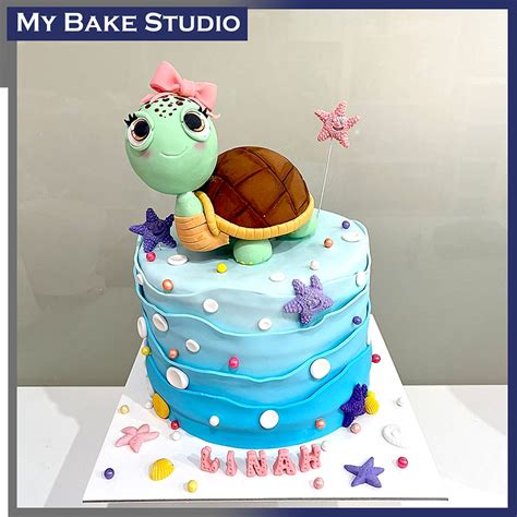 Little Turtle Cake Mybakestudio