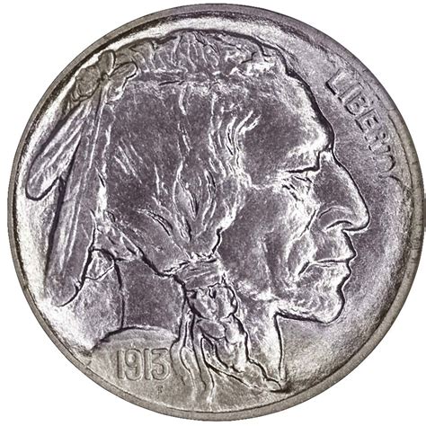 Buffalo Nickel Brilliant Uncirculated Condition Currency And Coin
