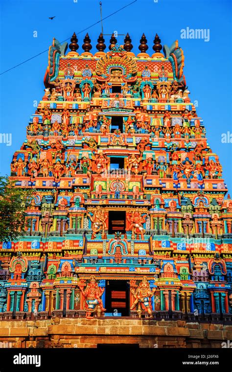 Temple Of Sri Ranganathaswamy In Trichy Tamil Nadu State South India