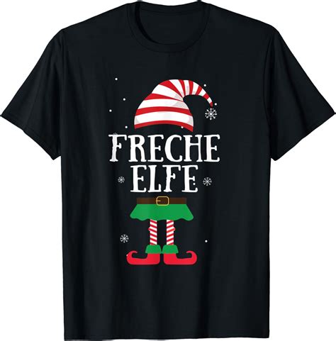 Damen Freche Elfe Partnerlook Weihnachtsgeschenke F R Frauen T Shirt Amazon De Bekleidung