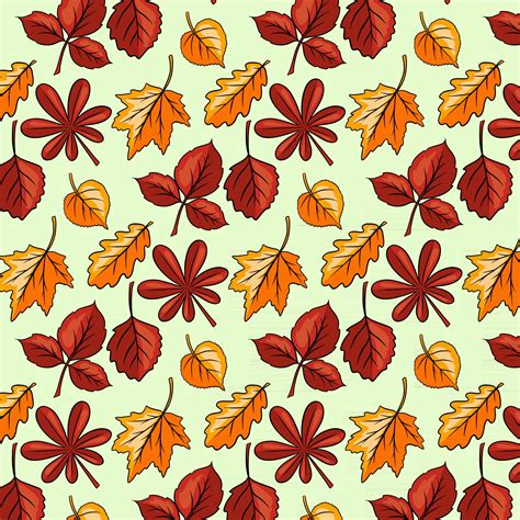 Autumn Pattern Autumn Leaves Big Set Abstract Carved Leaves 2921330