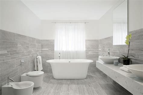 25 Grey Wall Tiles For Bathroom Ideas And Pictures