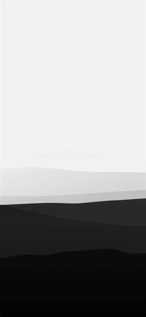 1125x2436 Minimalist Mountains Black And White Iphone Xsiphone 10