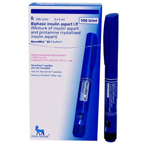 Novomix 30 Flexpen Biphasic Insulin Aspart 100 Iuml At Rs 499piece