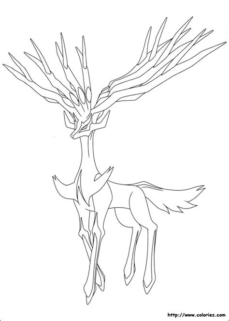 COLORIAGE  Xerneas