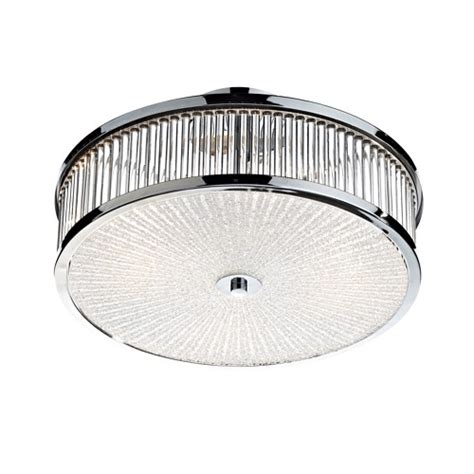 Flush ceiling fittings are perfect for rooms with low ceilings. Aramis Chrome Flush Ceiling Light Ara5250 | The Lighting ...