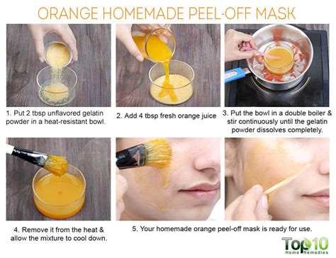 diy peel off face masks for acne and glowing skin