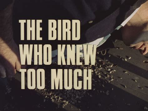 The Avengers Series 5 The Bird Who Knew Too Much