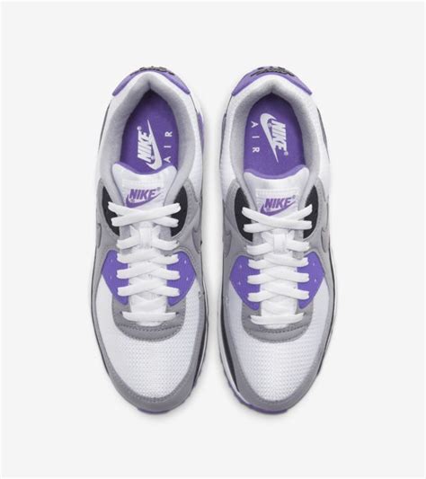 Air Max 90 Hyper Grapeparticle Grey Release Date Nike Snkrs My