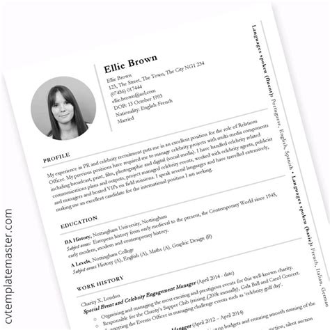An empirical study of initial public offerings. pr cv template example content for public relations or | Cv template, Cv template free, Cv ...