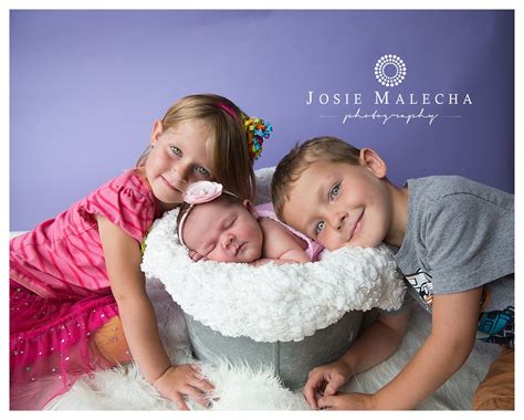 Just Love The Older Brother And Sister In This Photo With The Newborn