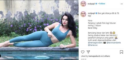 5 Potret Body Goals Nora Alexandra Yang Bikin Iri Siap Ikut Kontes Bikini