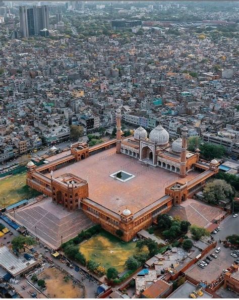 JAMA MASJID Is Located Above Old Delhi And Is The Largest Mosque In