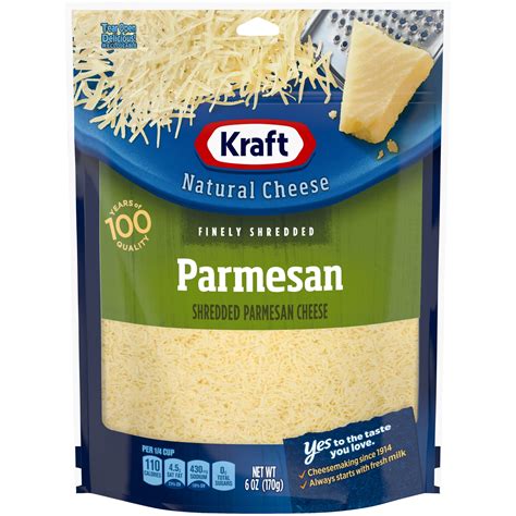 Kraft Parmesan Finely Shredded Cheese 6 Oz Bag Walmart Com