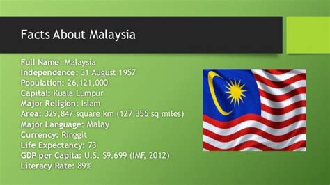 Fun Facts About Malaysia Fun Facts About Country Comfort With