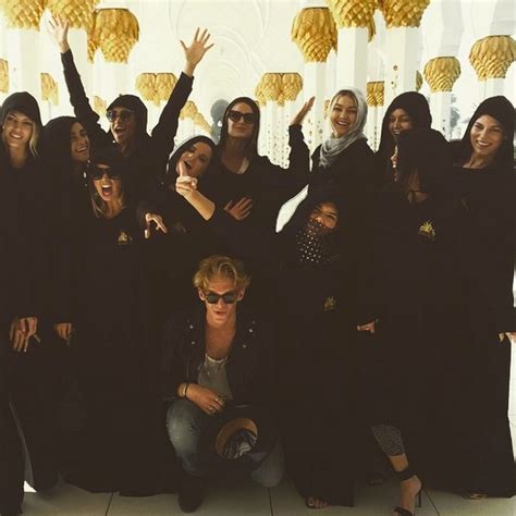 kendall jenner gigi hadid selena gomez and friends cover up in hijabs for a visit to abu dhabi