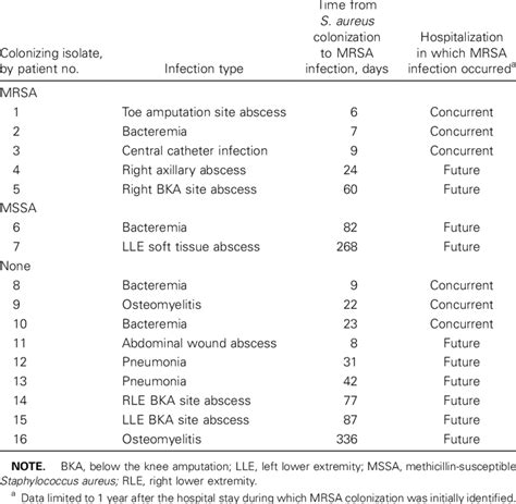 Methicillin Resistant Staphylococcus Aureus Mrsa Infection According