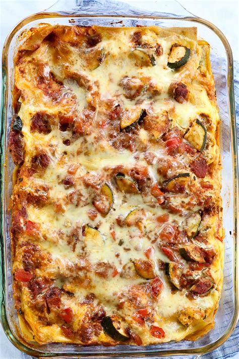 Vegetable Lasagna Recipe Easy And Healthy Happy Healthy Mama