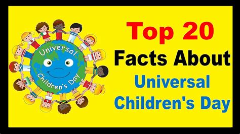 International children's day is a public holiday observed in some countries on june 1st. Children's Day - Facts - YouTube