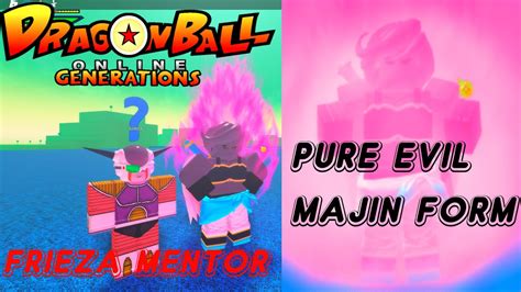 Maybe you would like to learn more about one of these? PURE EVIL MAJIN SHOWCASE/FRIEZA MENTOR MOVES l Dragon Ball Online Generations - YouTube
