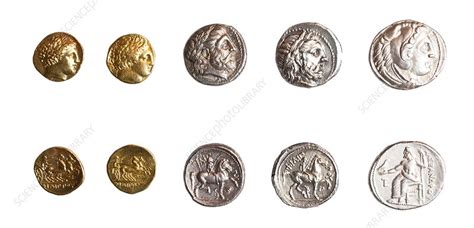 Ancient Greek Coins 3rd Century Bce Stock Image C0146293
