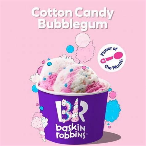Jan Onward Baskin Robbins Cotton Candy Bubblegum Flavor Promo Everydayonsales Com