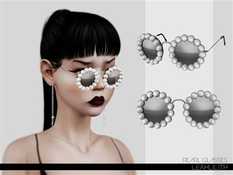 Leah Lilliths Leahlillith Pearl Glasses Sims Sims 3 Sims 4 Studio