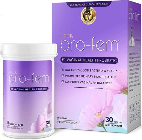 Buy Hpd Rx Pro Fem 1 Vaginal Probiotic Vaginal Probiotics Clinically Proven To Promote