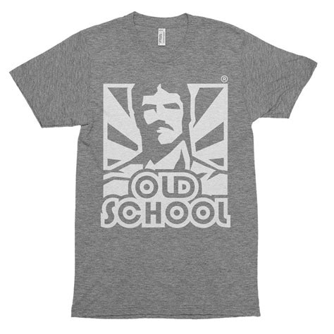 Vintage Tri Blend Track T Shirt Grey Old School Labs