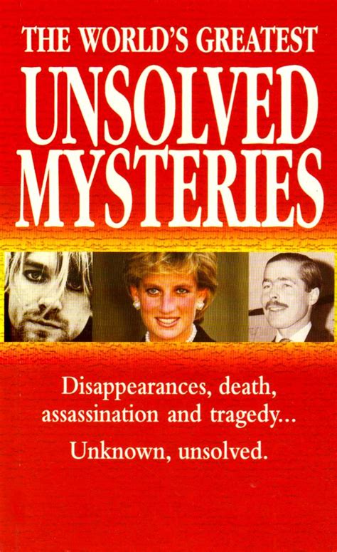 The Worlds Greatest Unsolved Mysteries Books N Bobs