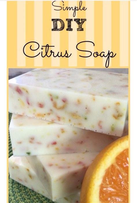 Although the video is long. Simple DIY Citrus Soap Bars | Citrus soap, Easy diy, Citrus