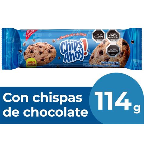 Galletas Con Chispas De Chocolate Chips Ahoy Bolsa 114 G A Domicilio