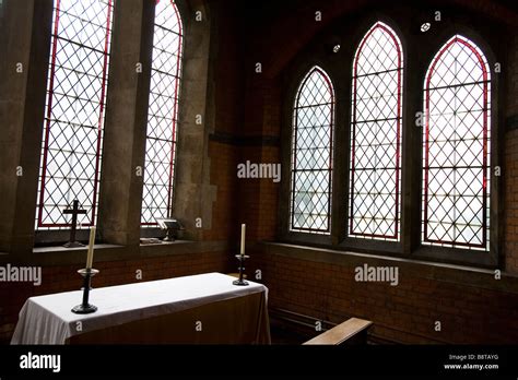 Inside An English Church Of England Church Stock Photo Alamy