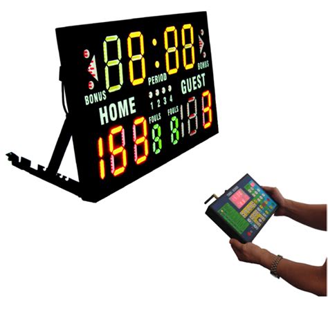 Electronic Portable Scoreboard Led Score Board Digital Battery