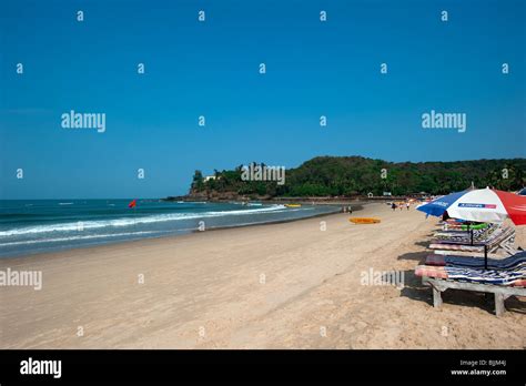 Baga Beach Goa India Stock Photo Alamy