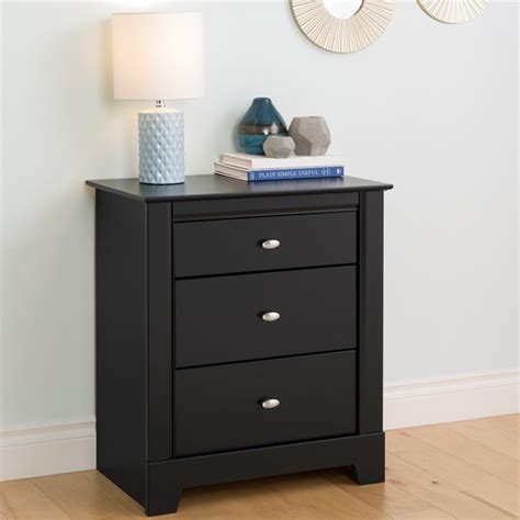 And purple can give you only 10 years. 3 Drawer Nightstand in Black Finish - BDNH-0339-1
