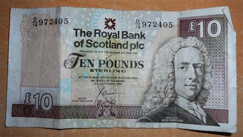 Royal bank of scotland £1 pound banknote 1951 j brown gef. Royal Bank of Scotland £10 note | Flickr - Photo Sharing!