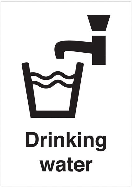 Convenient Clear Information Signs For Drinking Water Safetyshop
