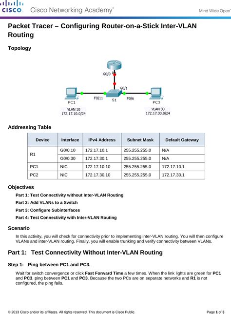 Packet Tracer Configure Router On A Stick Inter Vlan Routing Hot Sex