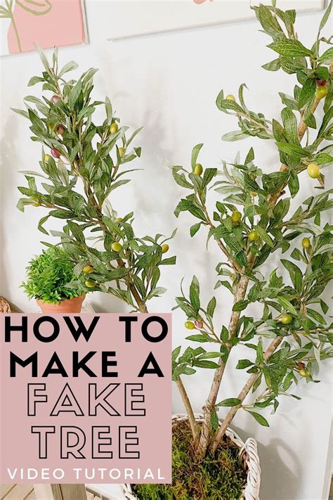 Picture of a fake tree as decoration Fake House Plants, Fake Plants