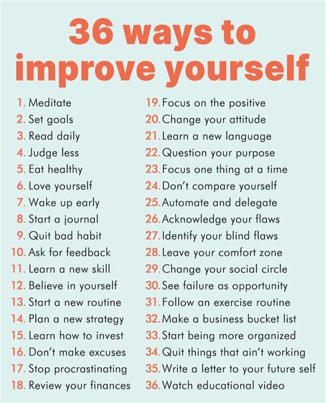 Succeededmind On Twitter 36 Ways To Improve Yourself